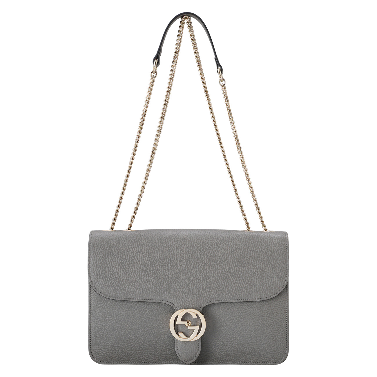 GUCCI(USED)구찌 510303인터로킹 GG 체인 숄더백