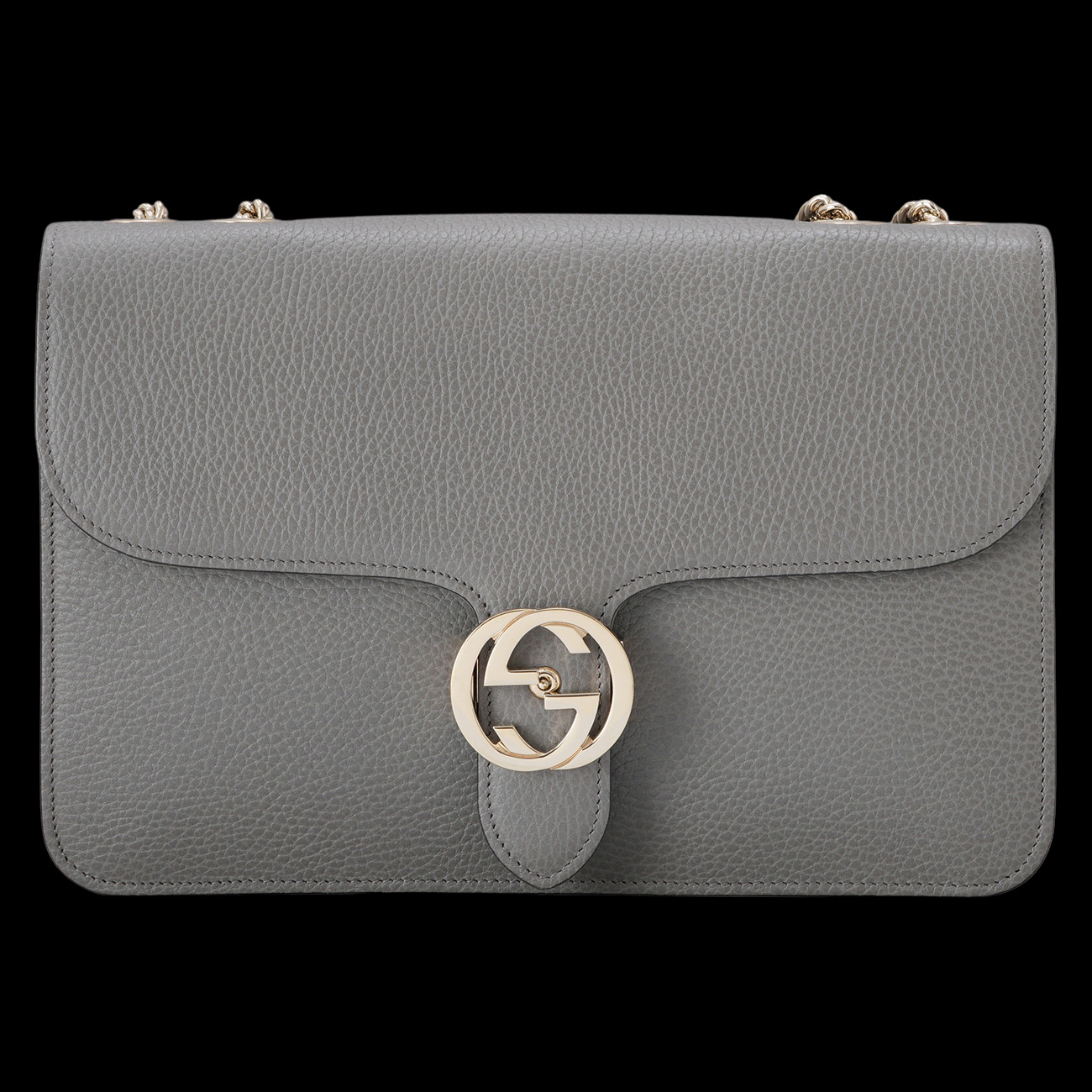 GUCCI(USED)구찌 510303인터로킹 GG 체인 숄더백