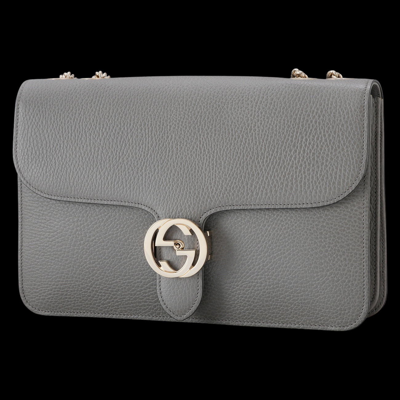 GUCCI(USED)구찌 510303인터로킹 GG 체인 숄더백