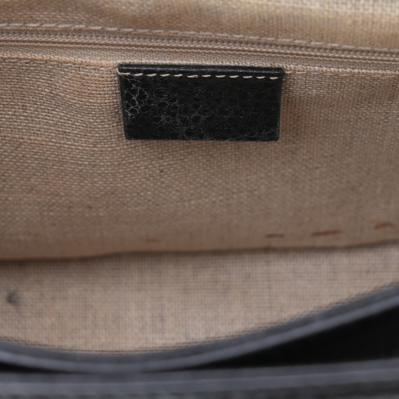 GUCCI(USED)구찌 510302 인터로킹 탑핸들 체인 숄더백