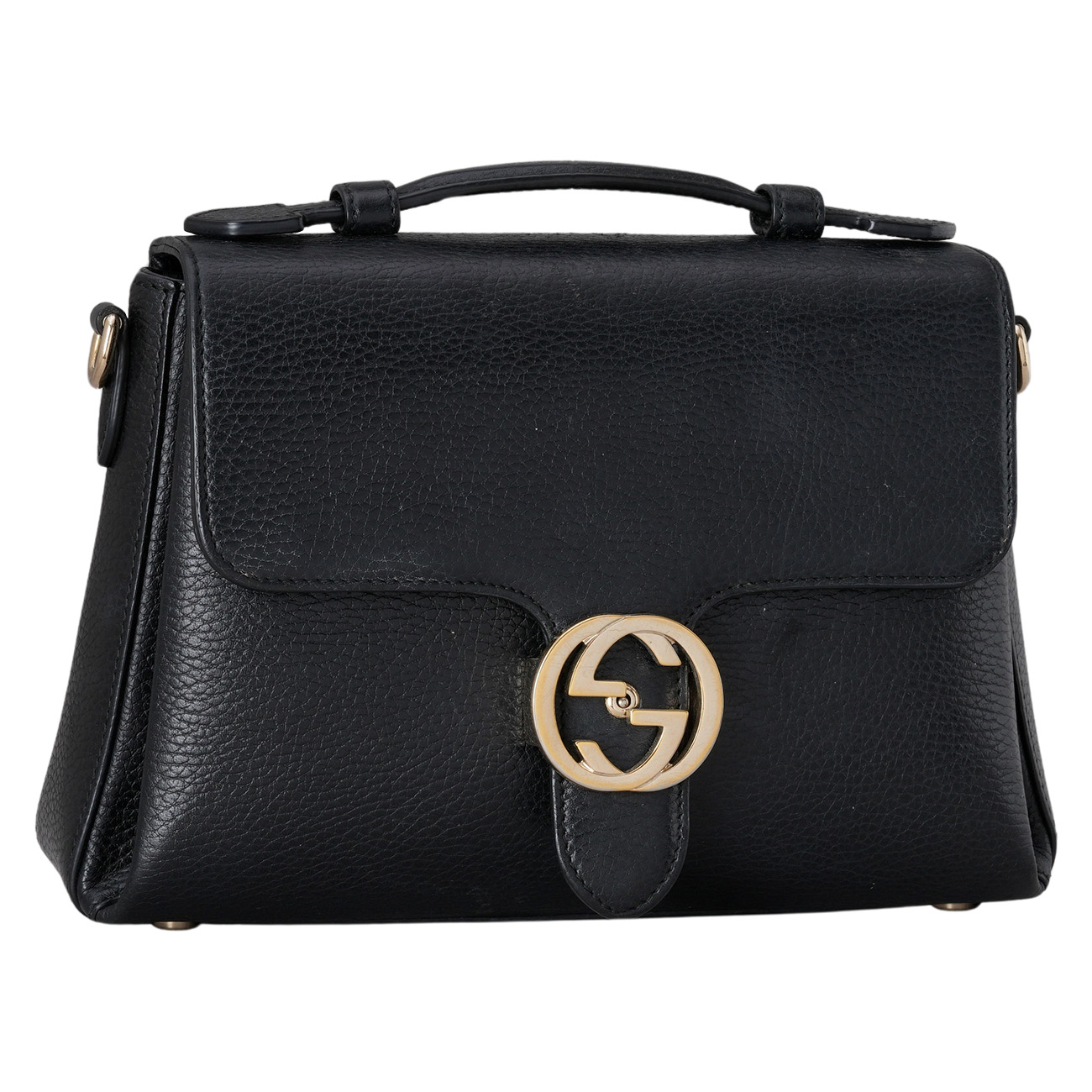 GUCCI(USED)구찌 510302 인터로킹 탑핸들 체인 숄더백