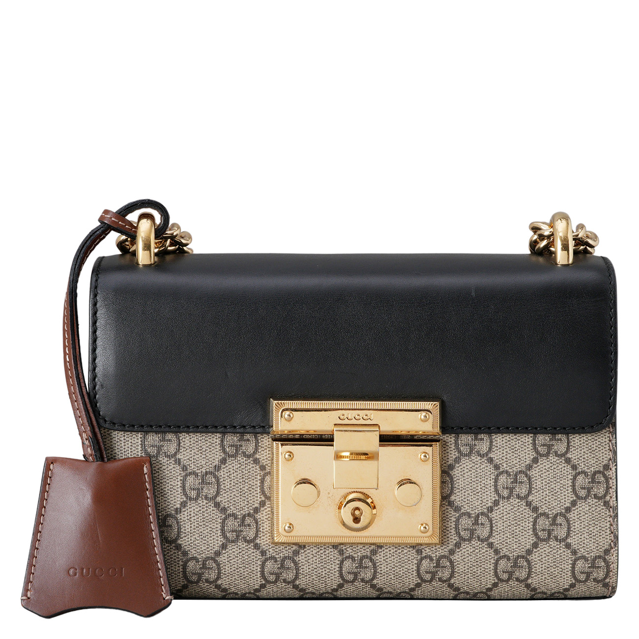 GUCCI(USED)구찌 409487 패들락 체인 숄더백 스몰