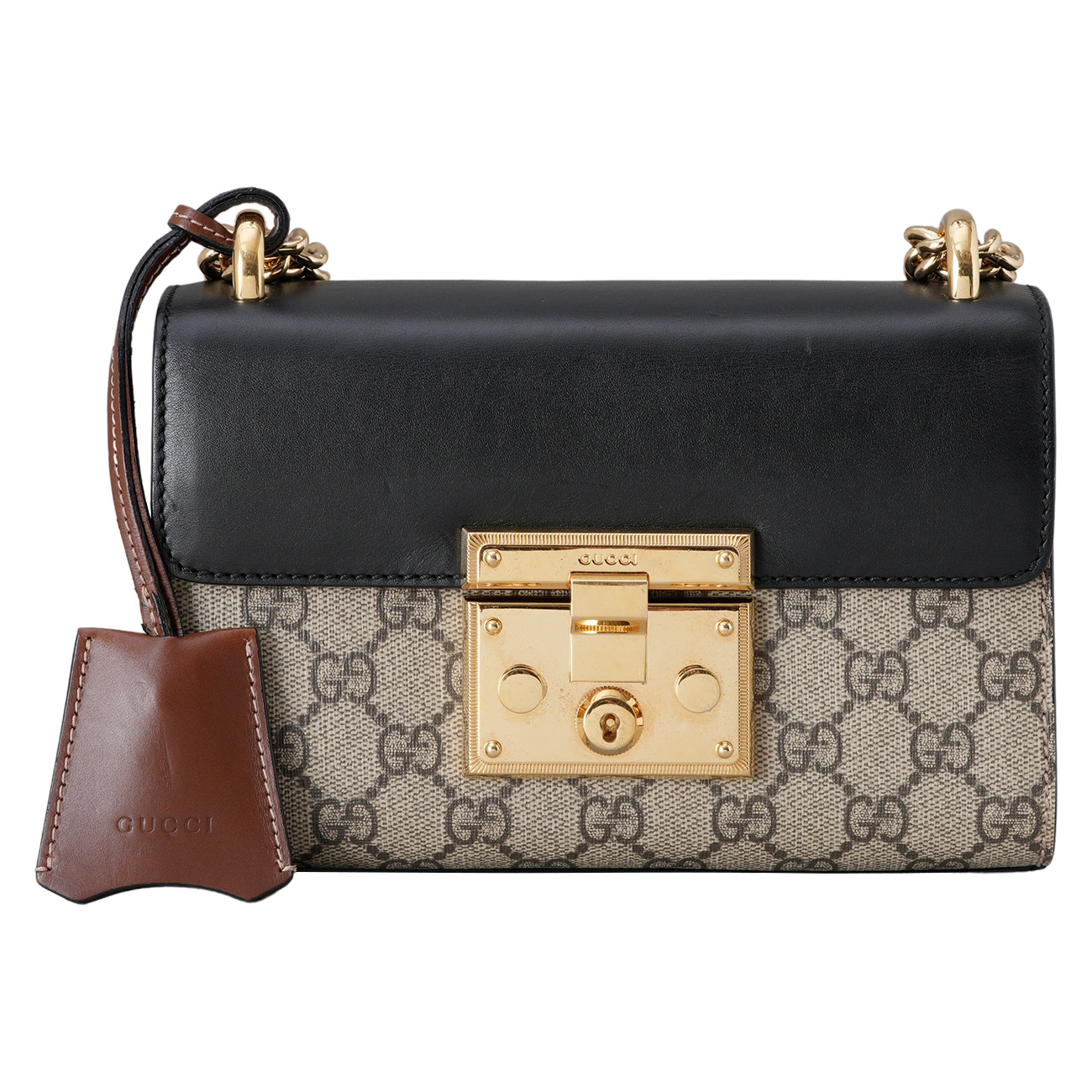 GUCCI(USED)구찌 409487 패들락 체인 숄더백 스몰