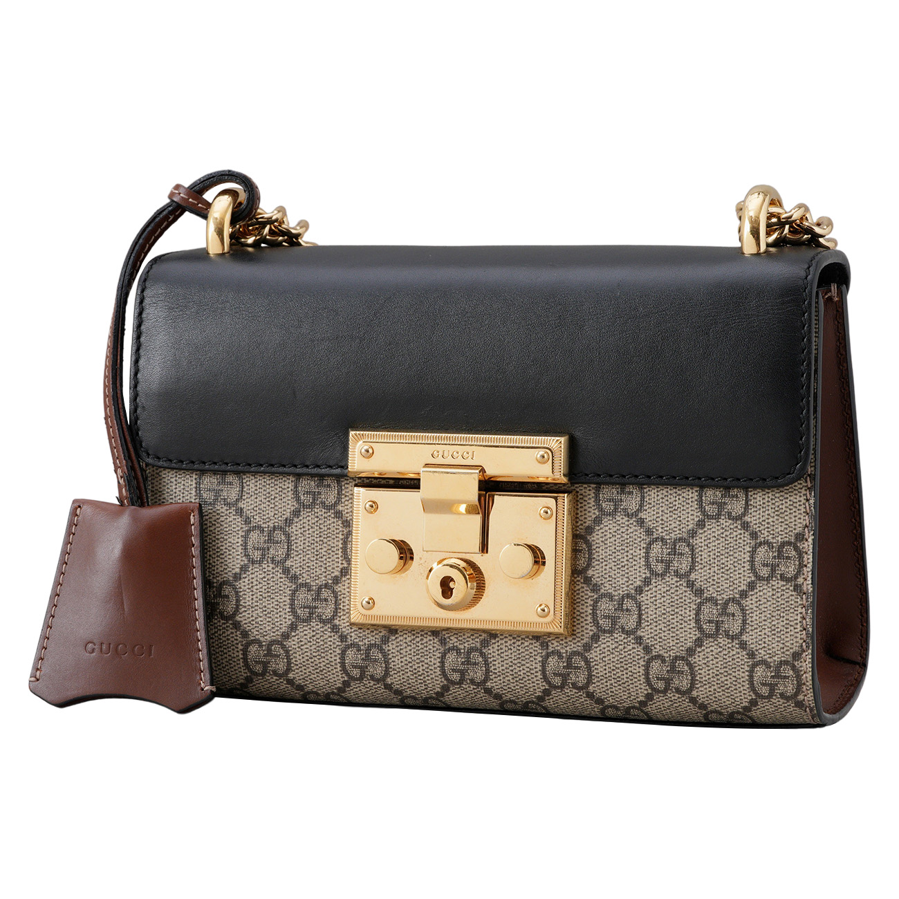 GUCCI(USED)구찌 409487 패들락 체인 숄더백 스몰