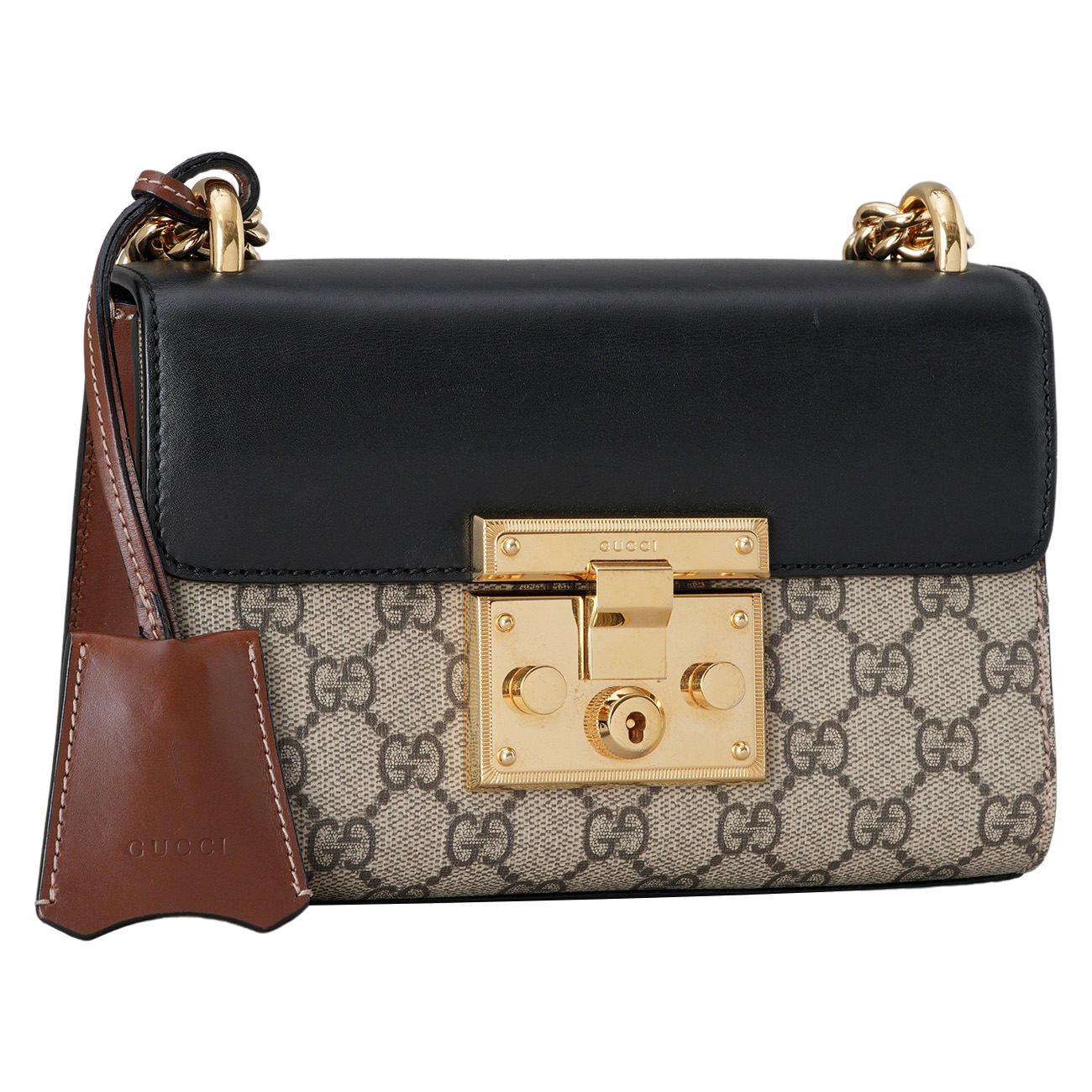 GUCCI(USED)구찌 409487 패들락 체인 숄더백 스몰