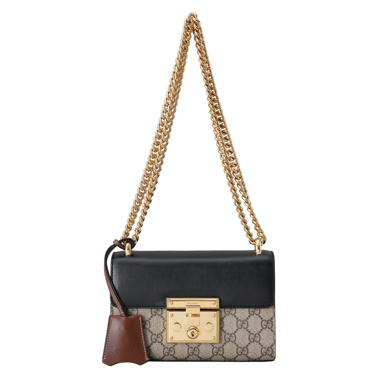 GUCCI(USED)구찌 409487 패들락 체인 숄더백 스몰