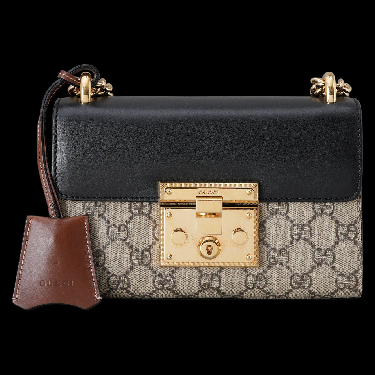GUCCI(USED)구찌 409487 패들락 체인 숄더백 스몰