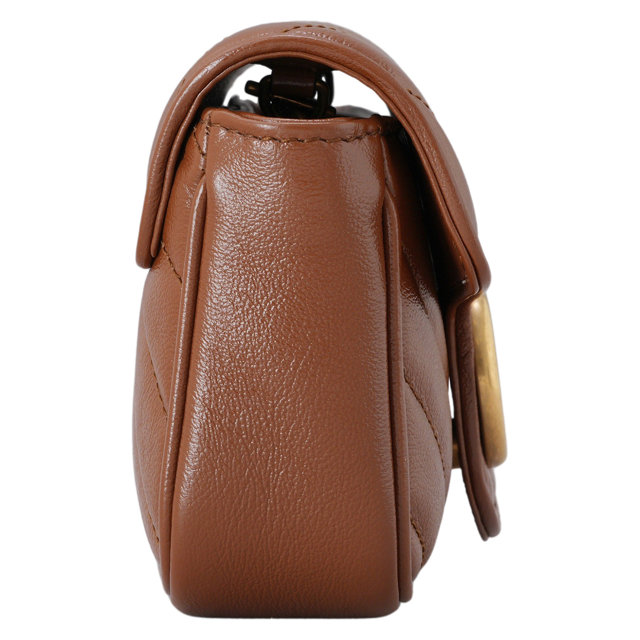 GUCCI(USED)구찌 476433 GG마몽 마트라세 슈퍼 미니 브라운