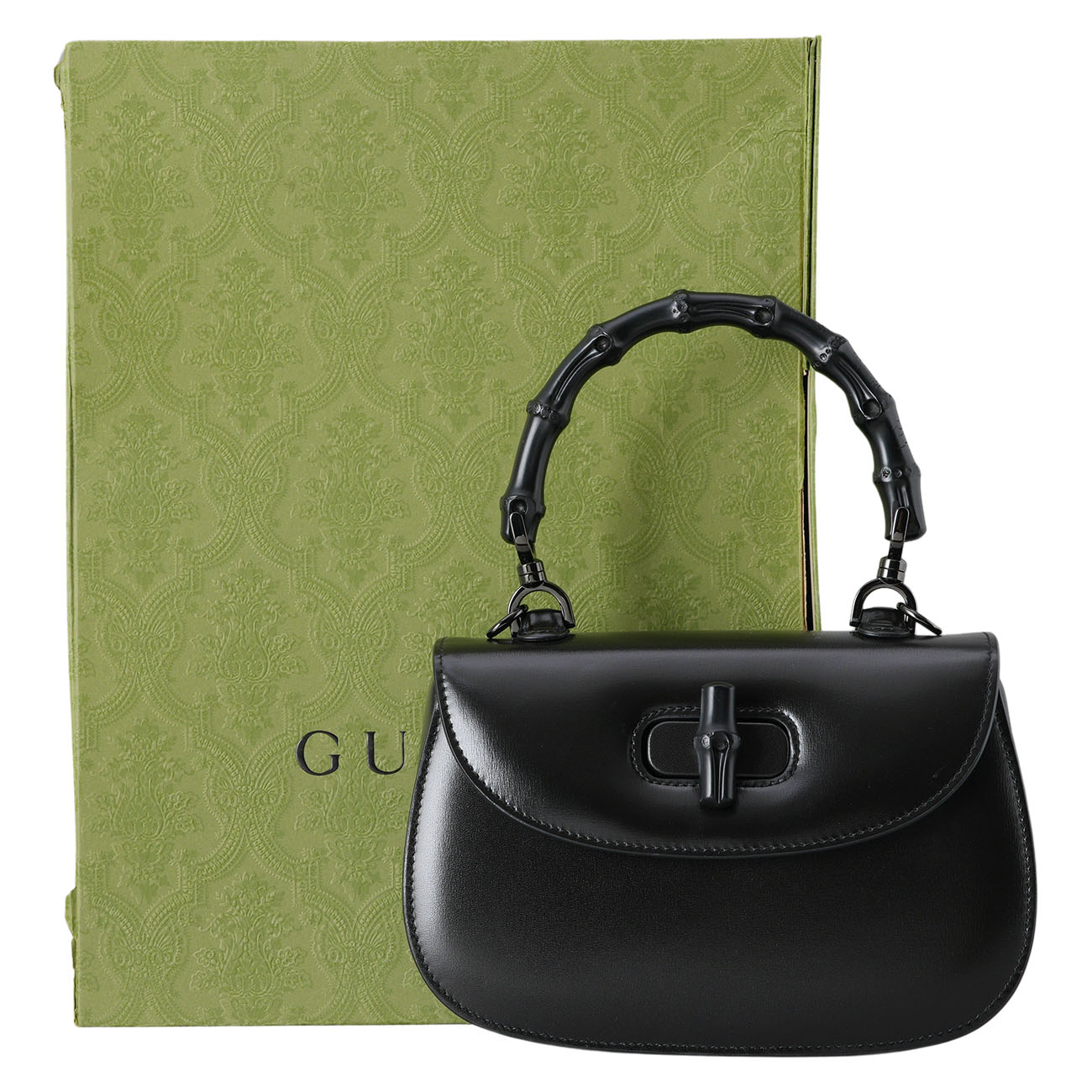 GUCCI(USED)구찌 675797 뱀부 1947 스몰 탑 핸들백
