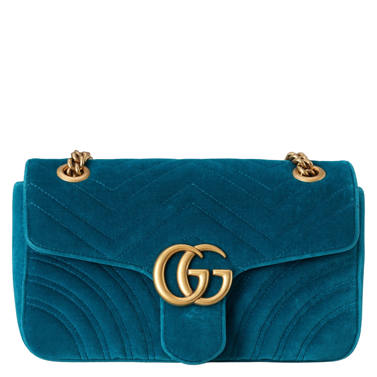 GUCCI(USED)구찌 443497 벨벳 GG 마몽 체인 숄더백