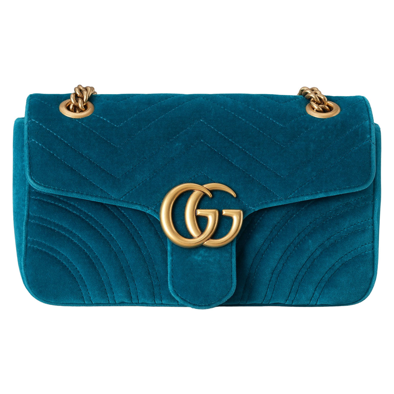 GUCCI(USED)구찌 443497 벨벳 GG 마몽 체인 숄더백