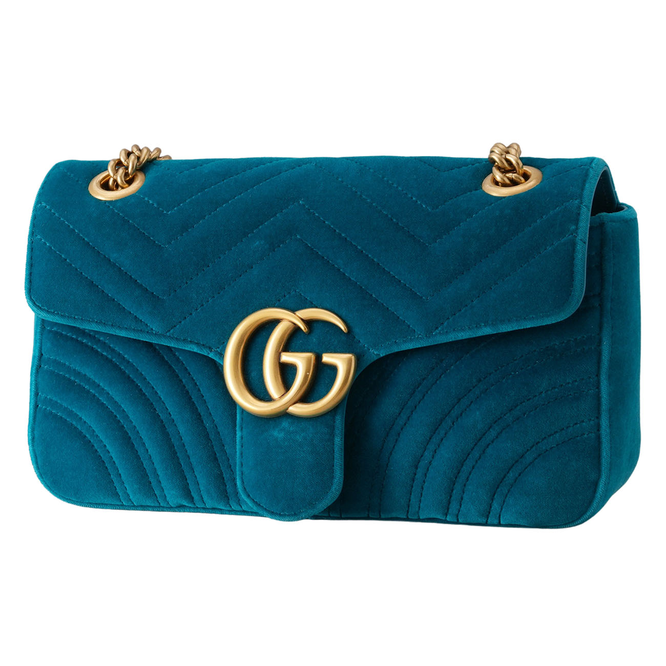 GUCCI(USED)구찌 443497 벨벳 GG 마몽 체인 숄더백