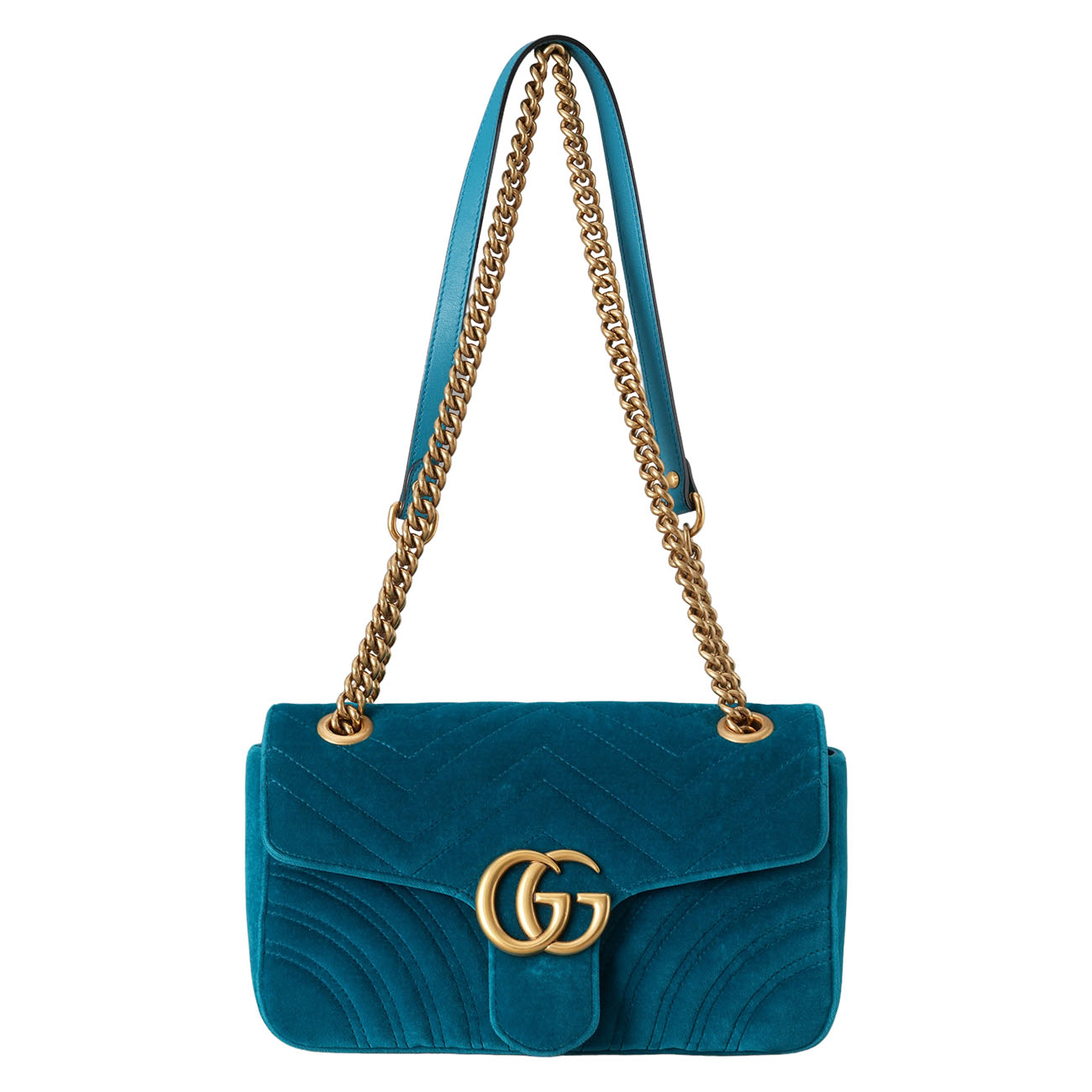 GUCCI(USED)구찌 443497 벨벳 GG 마몽 체인 숄더백