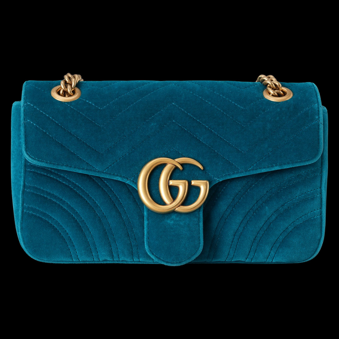 GUCCI(USED)구찌 443497 벨벳 GG 마몽 체인 숄더백