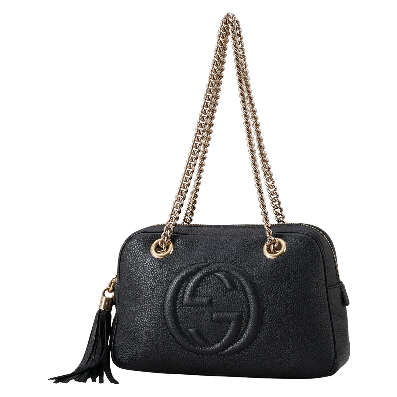 GUCCI(USED)구찌 308983 소호 더블 체인 숄더백