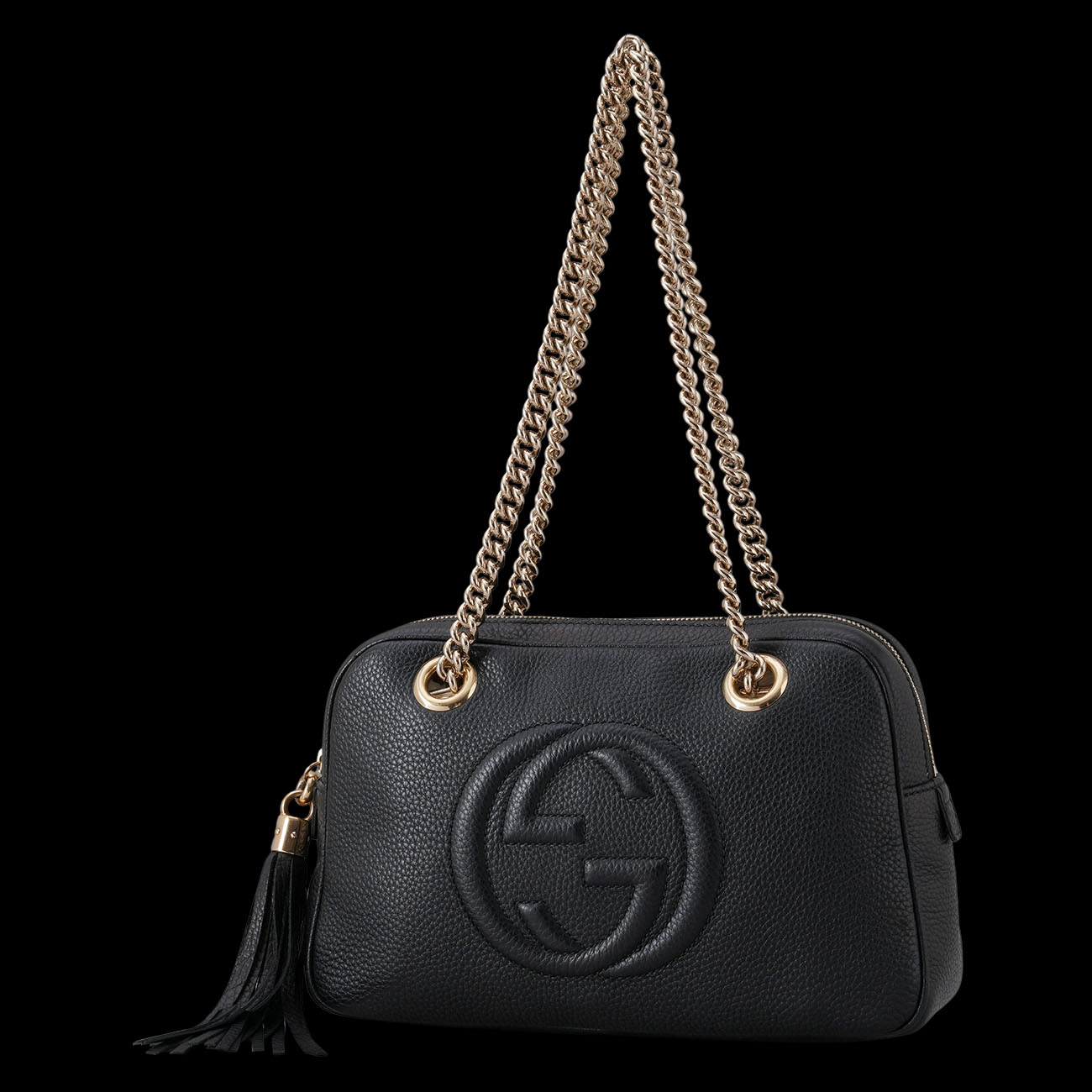 GUCCI(USED)구찌 308983 소호 더블 체인 숄더백