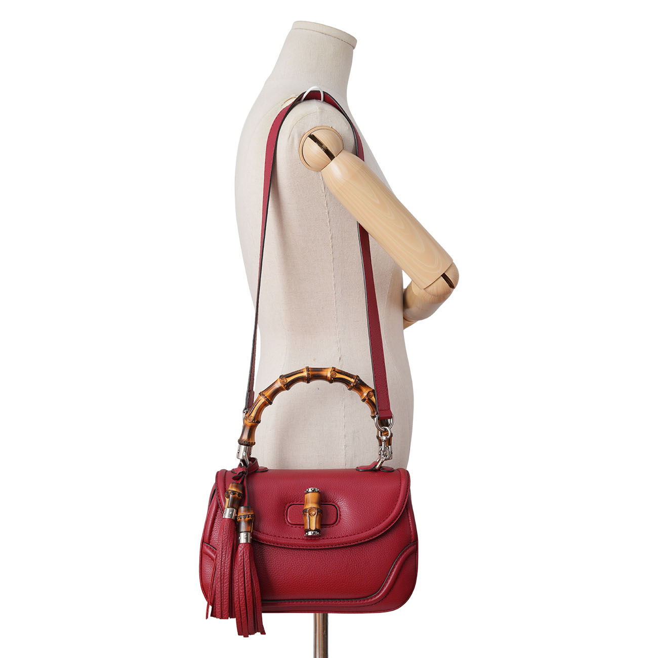 GUCCI(USED)구찌 269768 뱀부 탑 핸들백