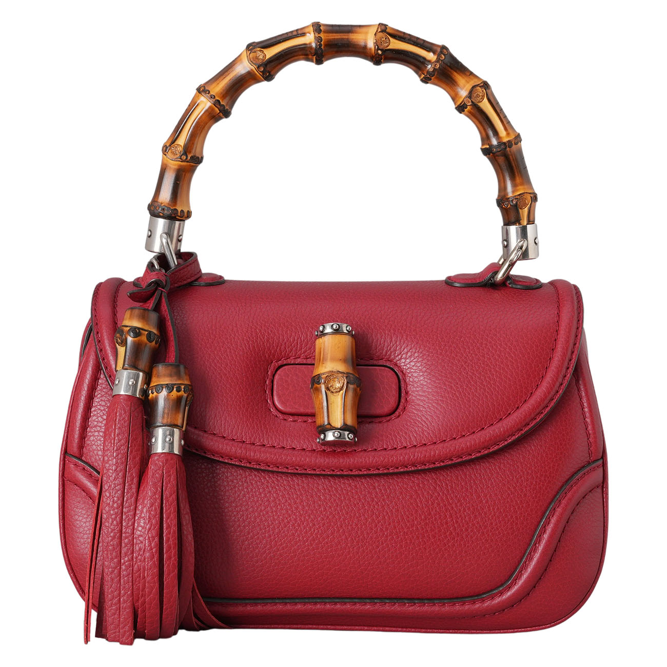 GUCCI(USED)구찌 269768 뱀부 탑 핸들백