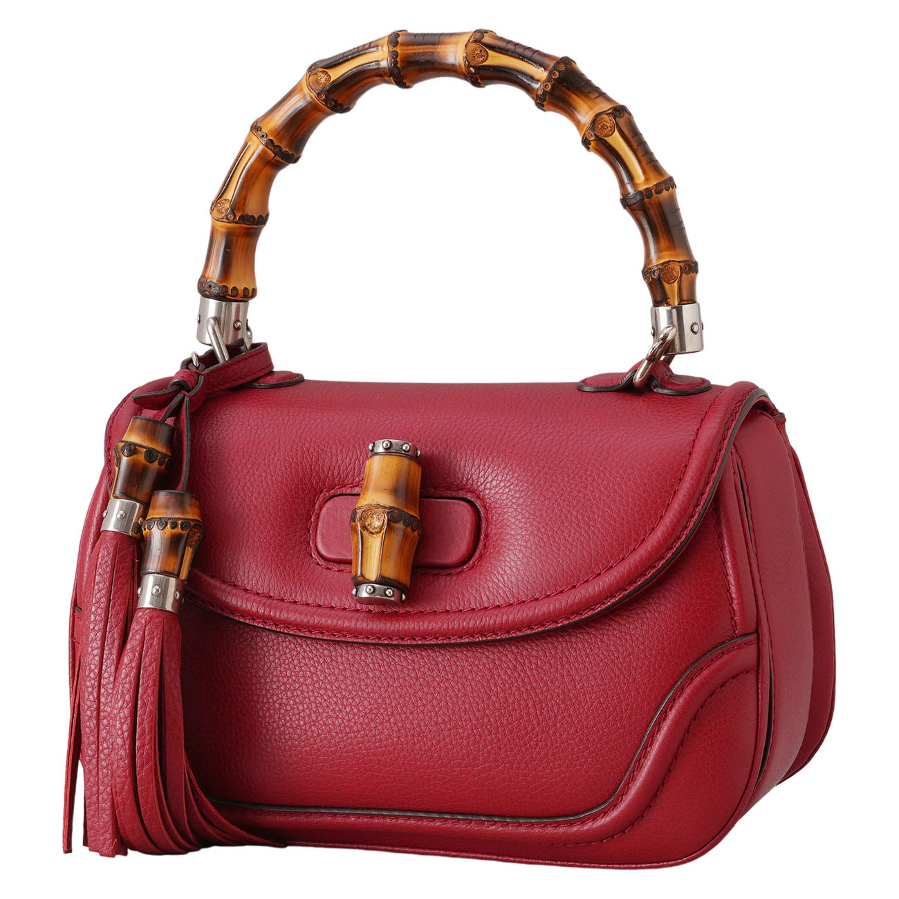 GUCCI(USED)구찌 269768 뱀부 탑 핸들백