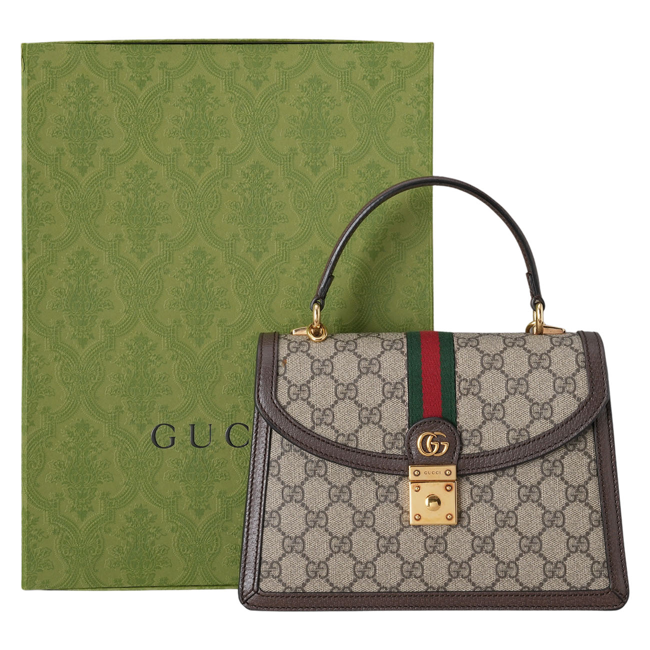 GUCCI(USED)구찌 651055 GG수프림 오피디아 탑핸드 숄더백