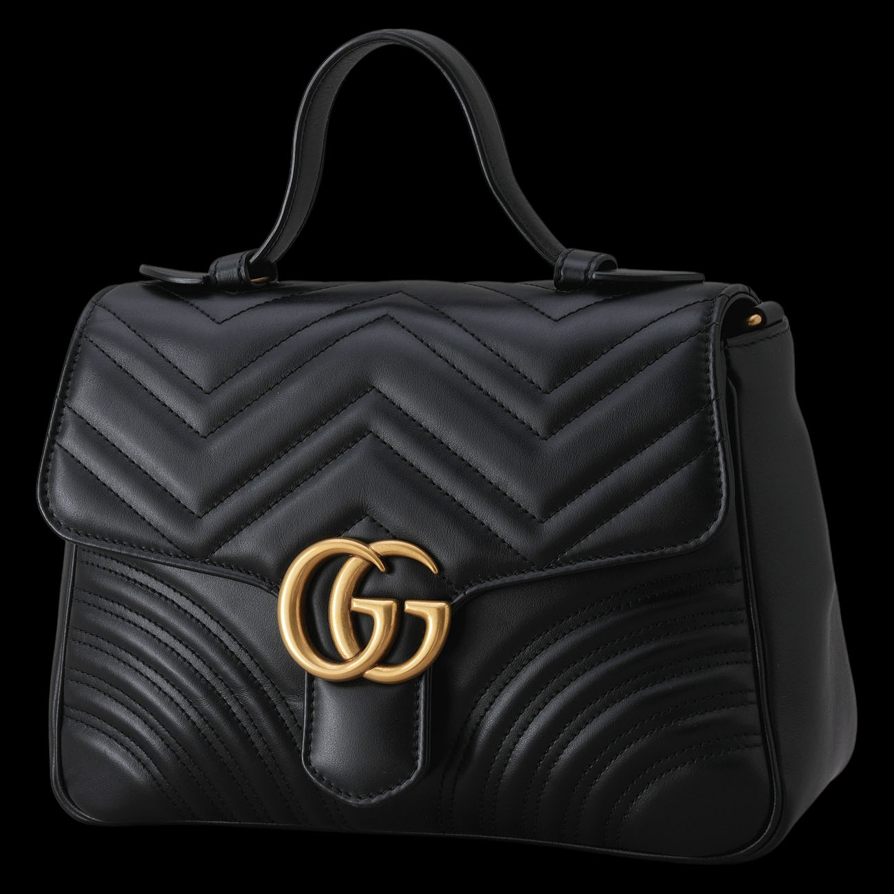 GUCCI(USED)구찌 498110 GG마몽 탑핸들 체인 숄더백