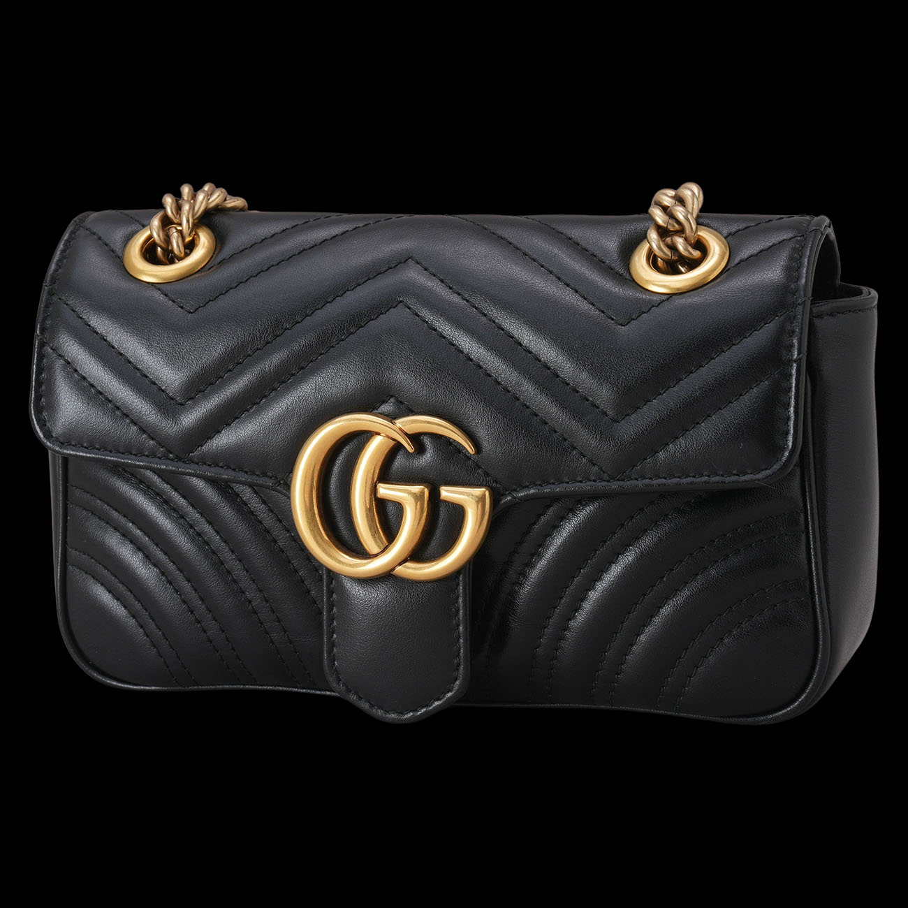 GUCCI(USED)구찌 446744 GG마몽 마틀라세 미니 체인 숄더백