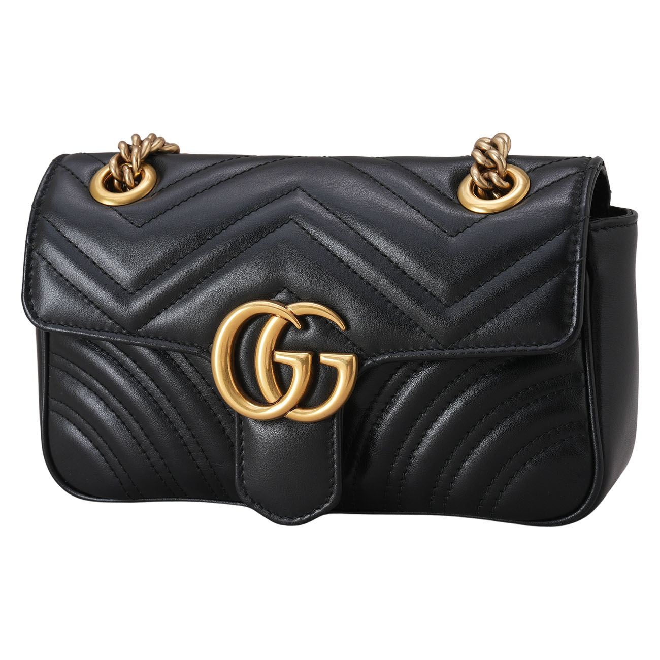 GUCCI(USED)구찌 446744 GG마몽 마틀라세 미니 체인 숄더백