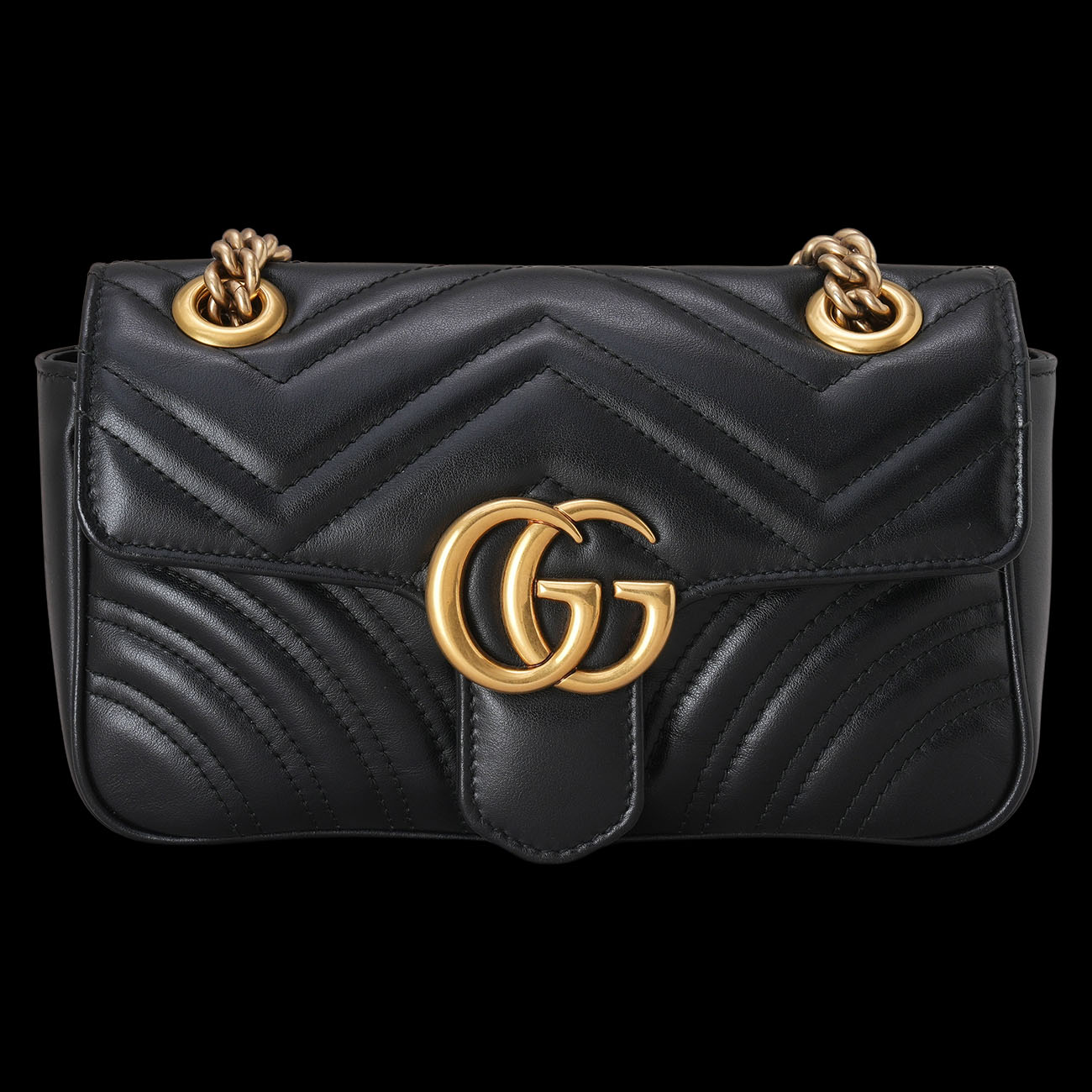 GUCCI(USED)구찌 446744 GG마몽 마틀라세 미니 체인 숄더백