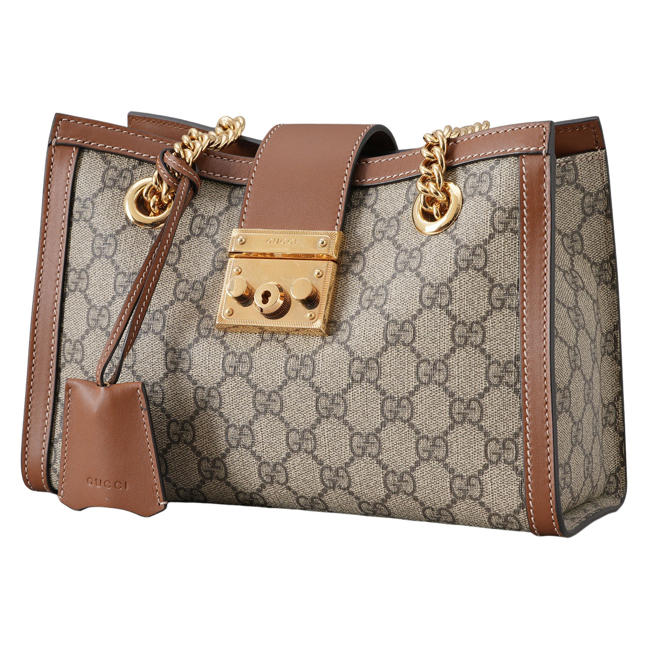 GUCCI(USED)구찌 498156 패드락 체인 숄더백