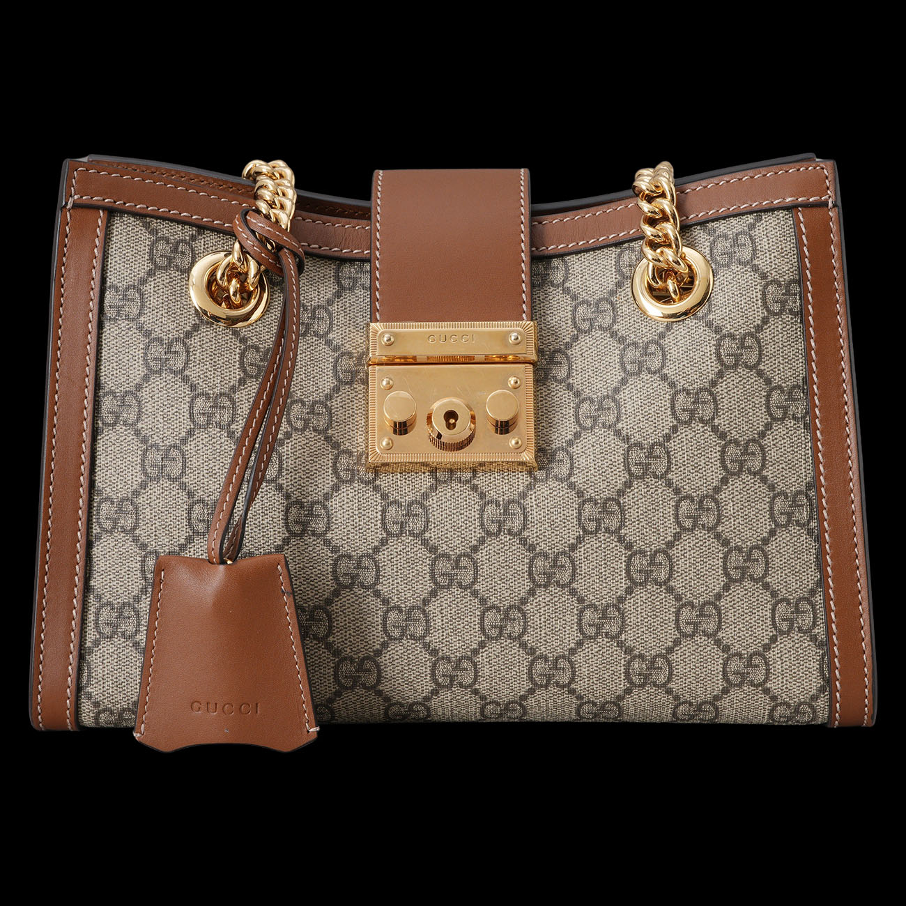 GUCCI(USED)구찌 498156 패드락 체인 숄더백