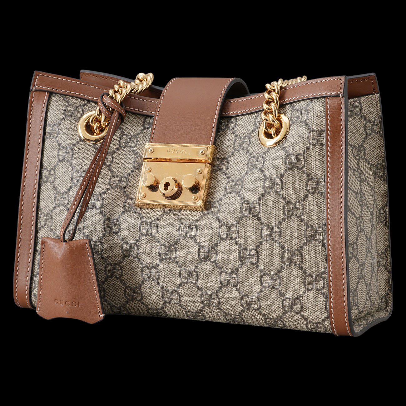 GUCCI(USED)구찌 498156 패드락 체인 숄더백