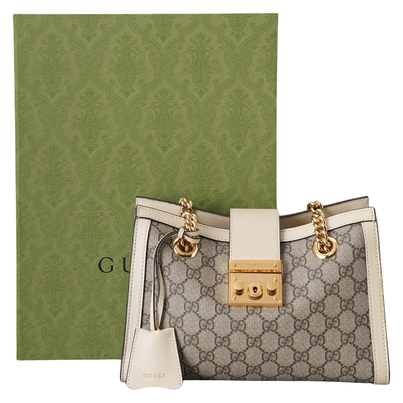 GUCCI(USED)구찌 498156 패드락 체인 숄더백