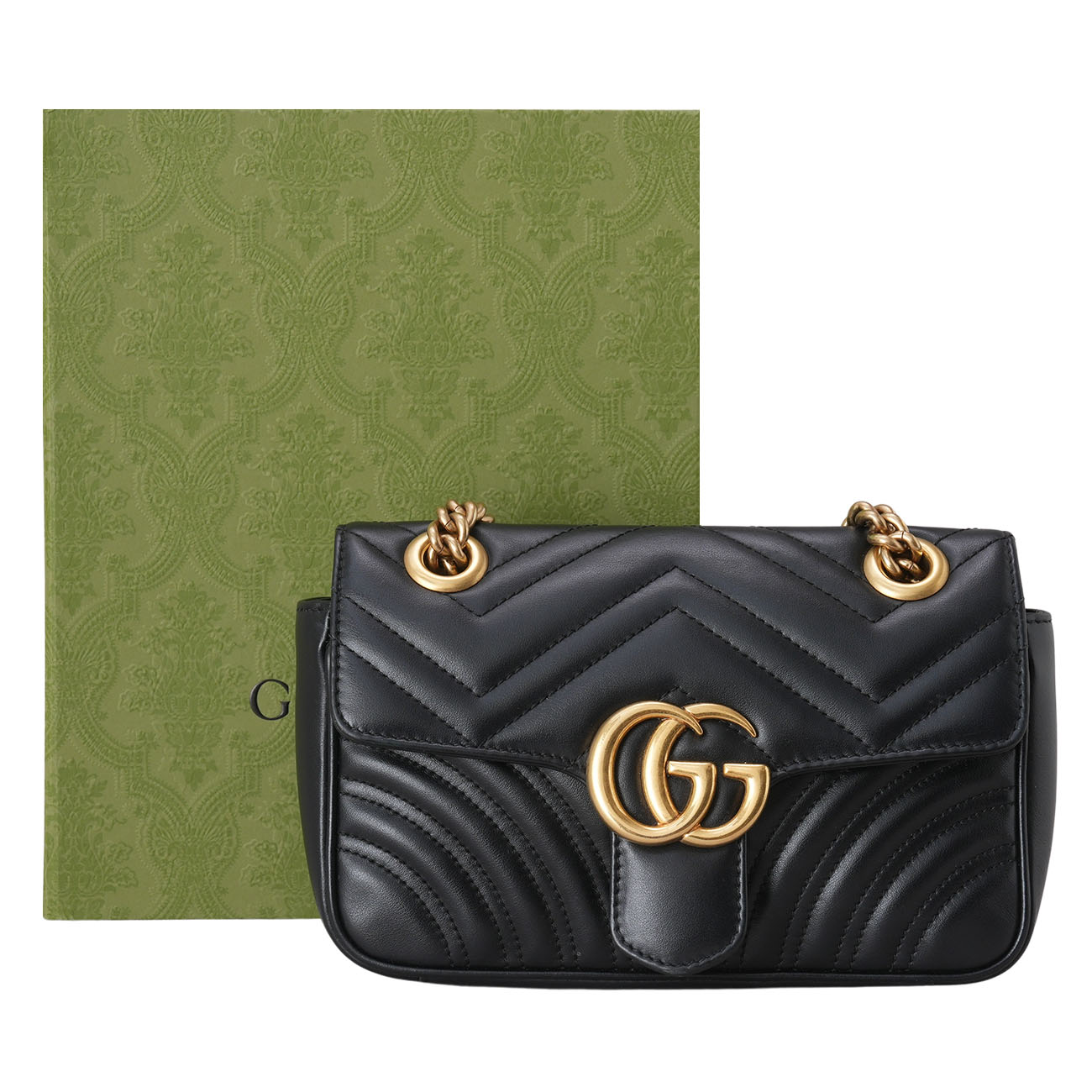 GUCCI(USED)구찌 446744 GG 마몽 마틀라세 미니백