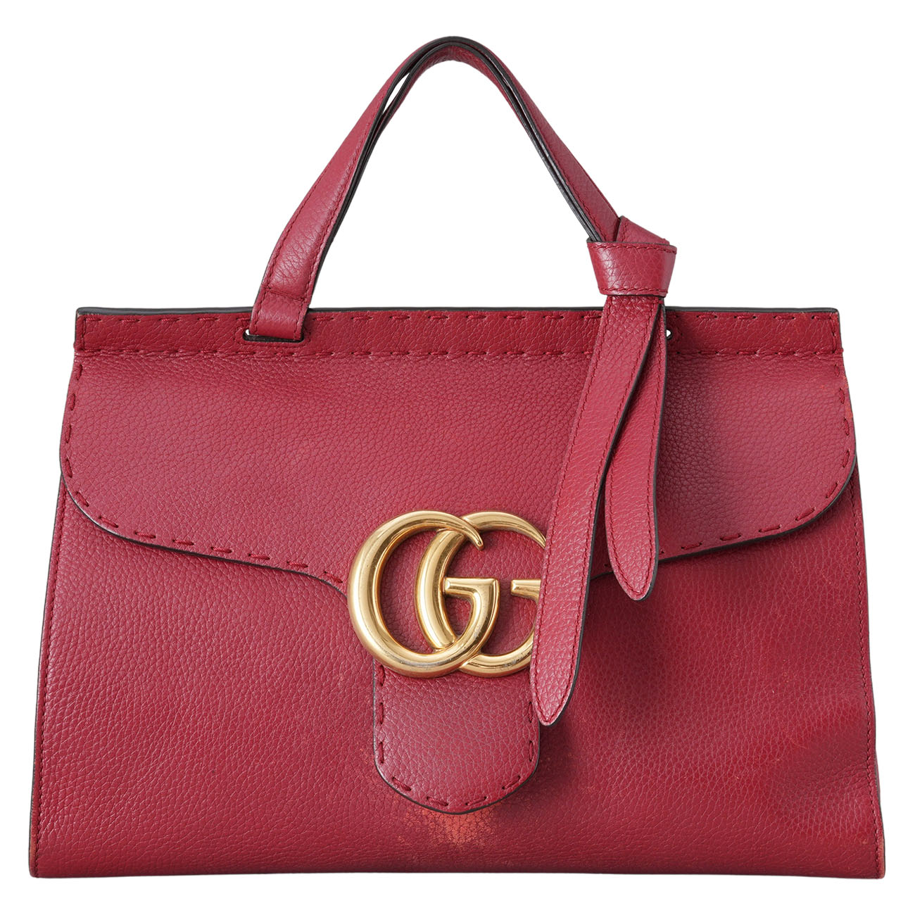 GUCCI(USED)구찌 421890 GG마몽 탑 핸들겸 숄더백