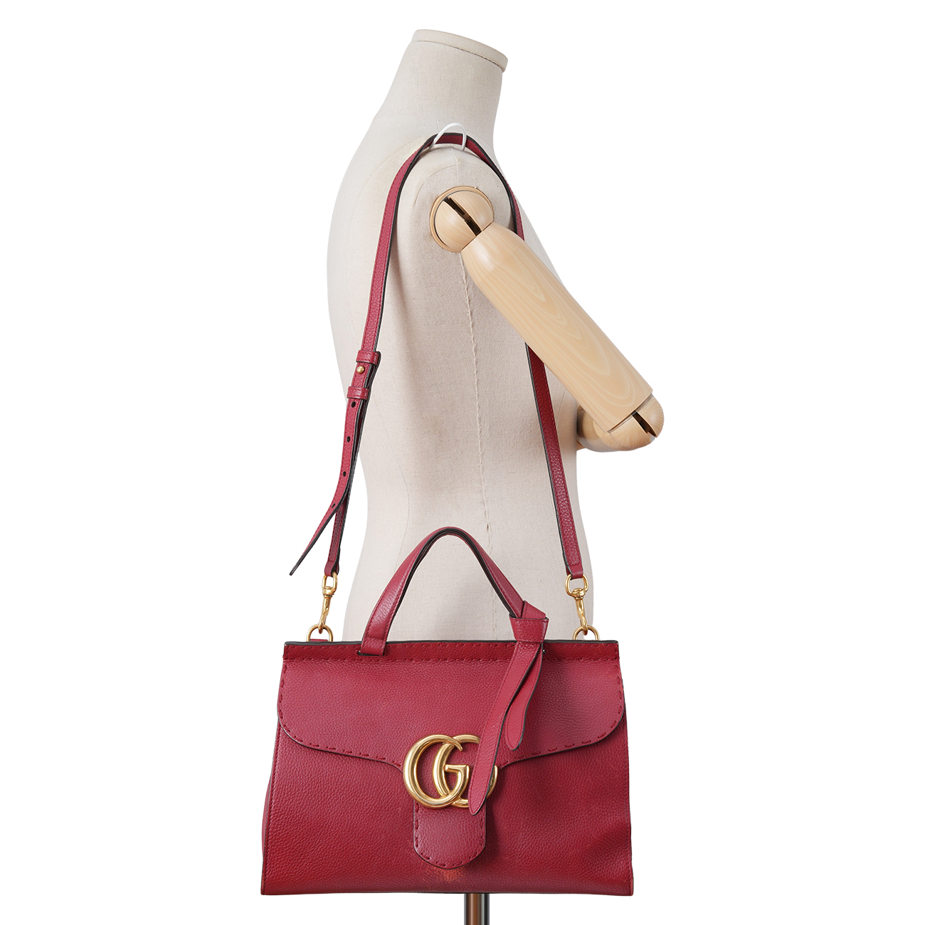 GUCCI(USED)구찌 421890 GG마몽 탑 핸들겸 숄더백