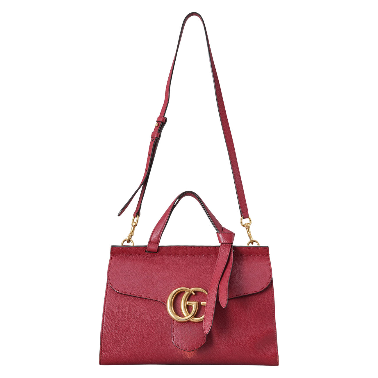 GUCCI(USED)구찌 421890 GG마몽 탑 핸들겸 숄더백