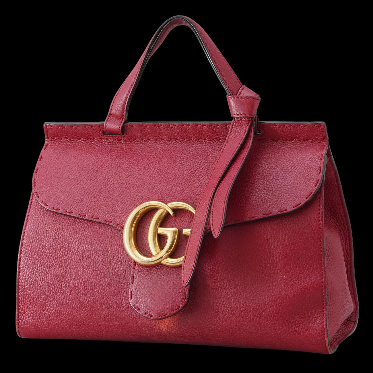 GUCCI(USED)구찌 421890 GG마몽 탑 핸들겸 숄더백