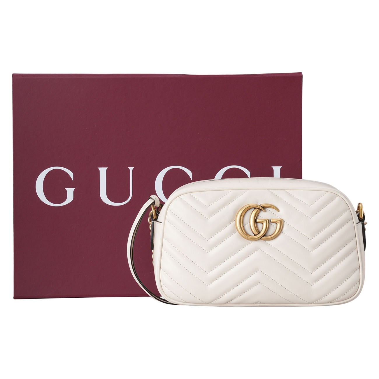 GUCCI(USED)구찌 447632 GG마몽 마틀라세 카메라백