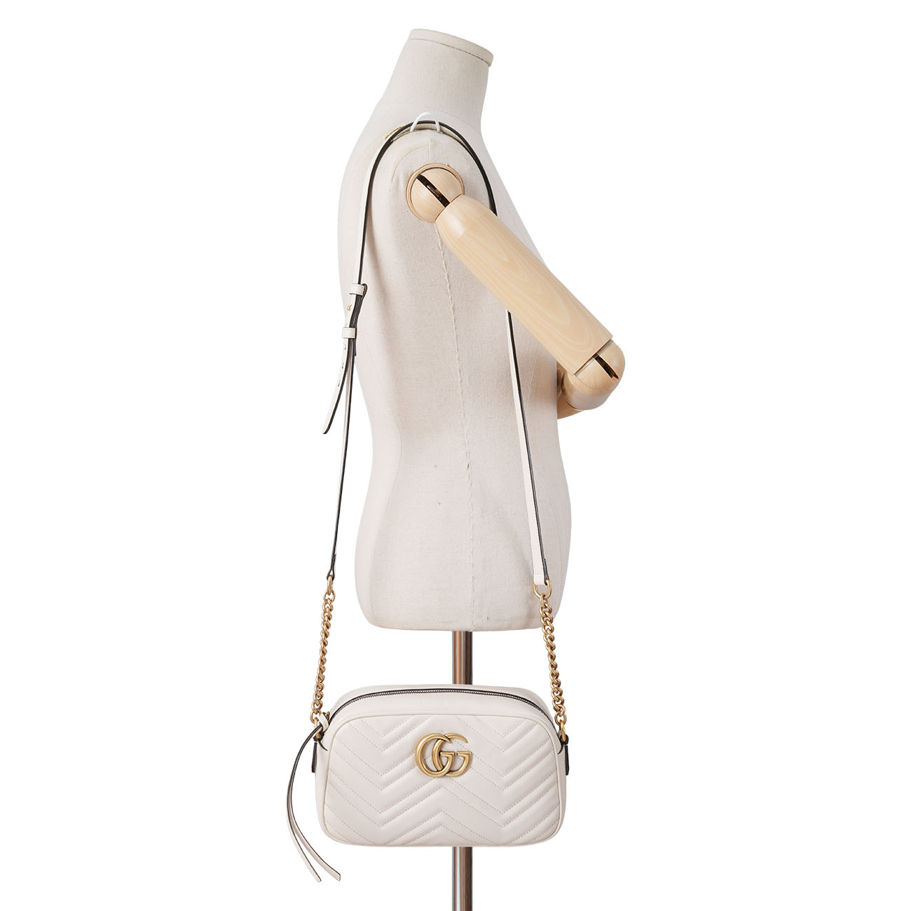 GUCCI(USED)구찌 447632 GG마몽 마틀라세 카메라백