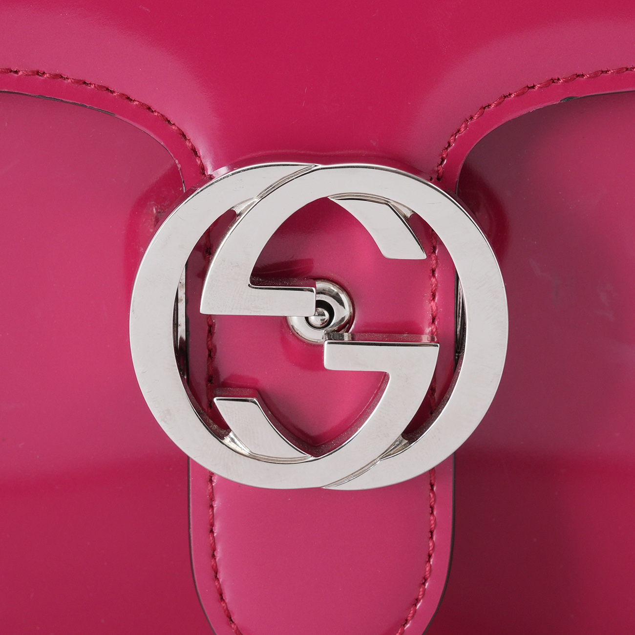 GUCCI(USED)구찌 387606 인터로킹 체인 숄더백