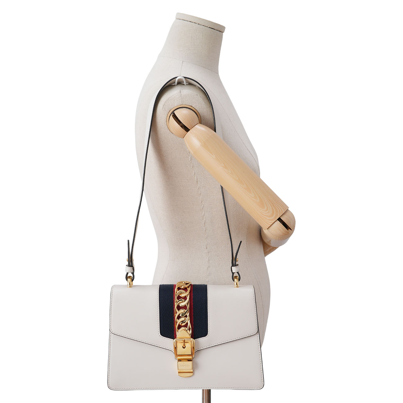 GUCCI(USED)구찌 421882 실비백 화이트