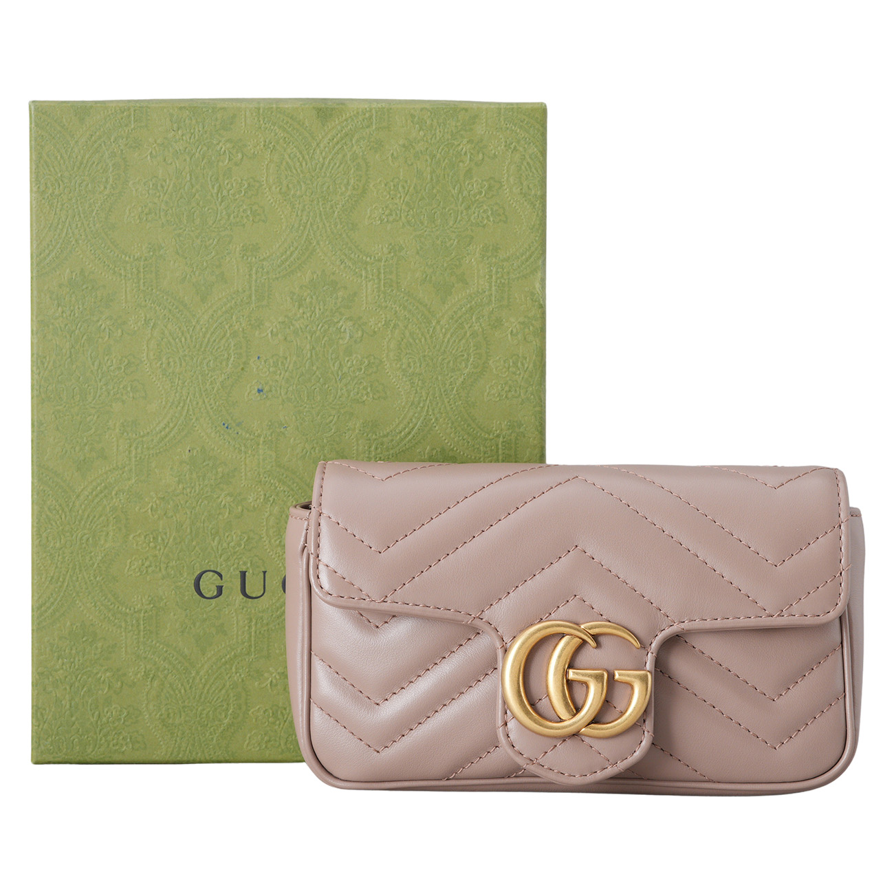 GUCCI(USED)구찌 476433 GG마몽 마틀라세 수퍼미니 체인 숄더백