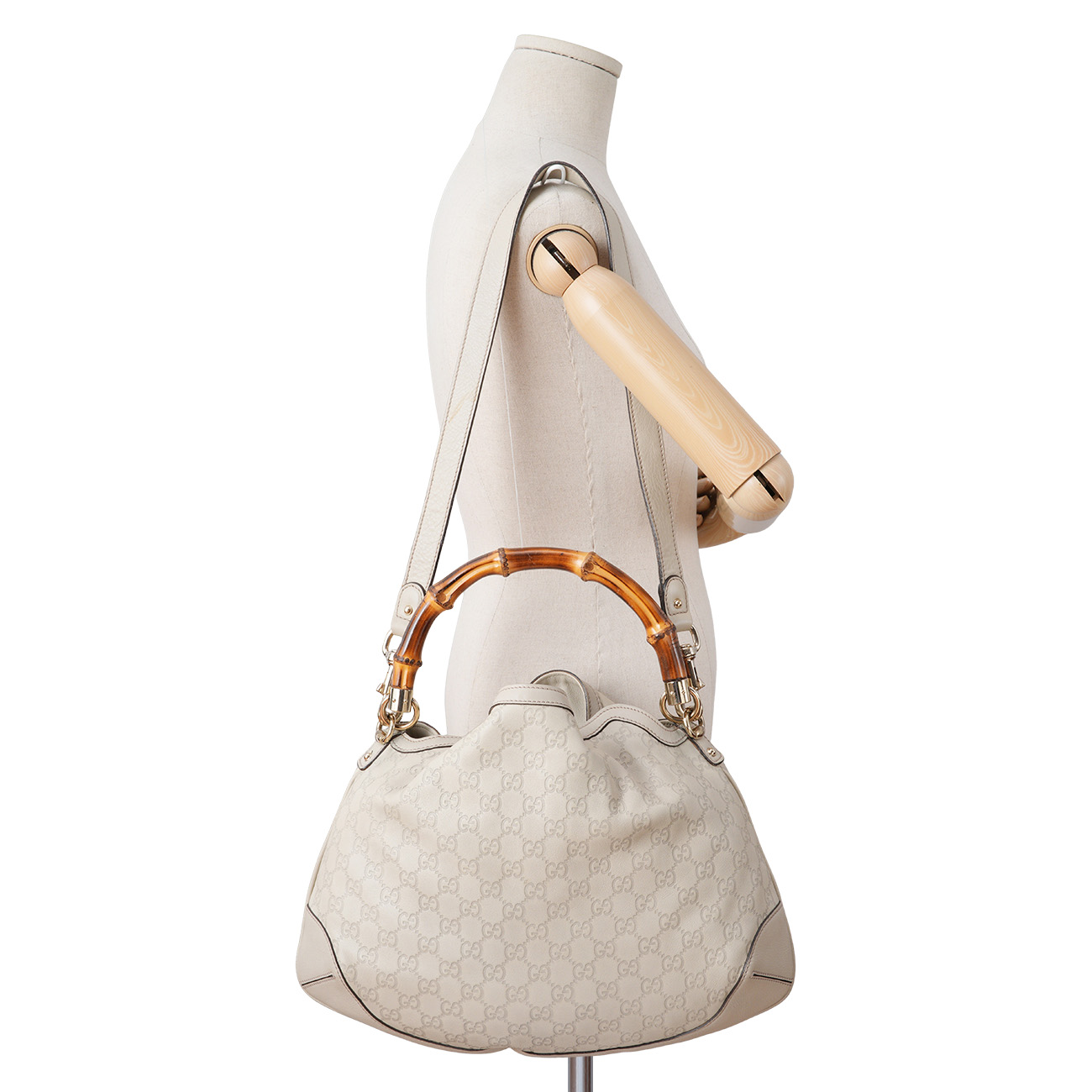 GUCCI(USED)구찌 169961 뱀부 토트겸 숄더백