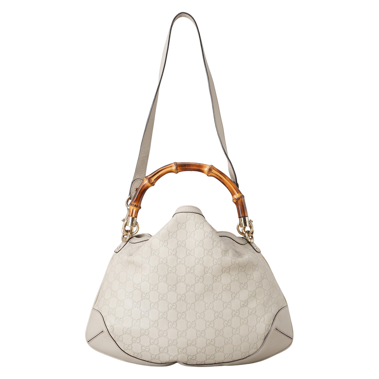 GUCCI(USED)구찌 169961 뱀부 토트겸 숄더백