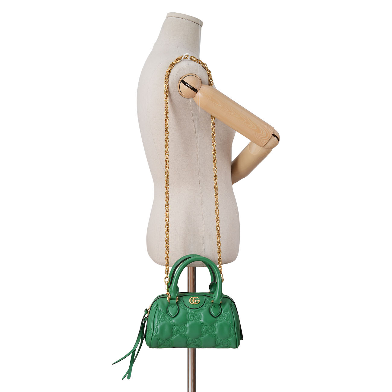 GUCCI(USED)구찌 702251 GG 마틀라쎄 탑 핸들백