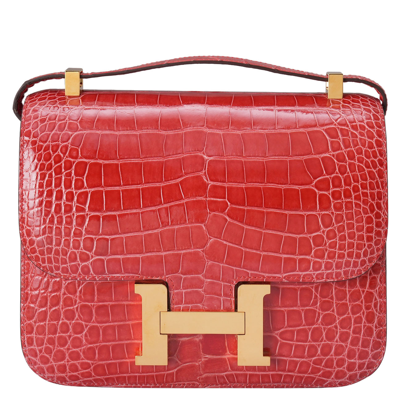 HERMES(USED)에르메스 엘리게이터 콘스탄스 24