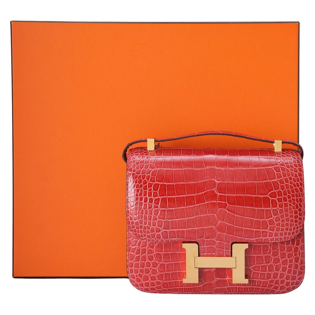 HERMES(USED)에르메스 엘리게이터 콘스탄스 24
