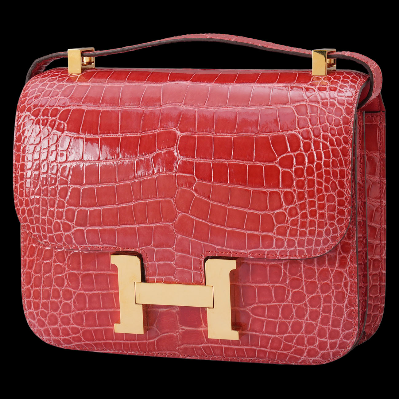 HERMES(USED)에르메스 엘리게이터 콘스탄스 24