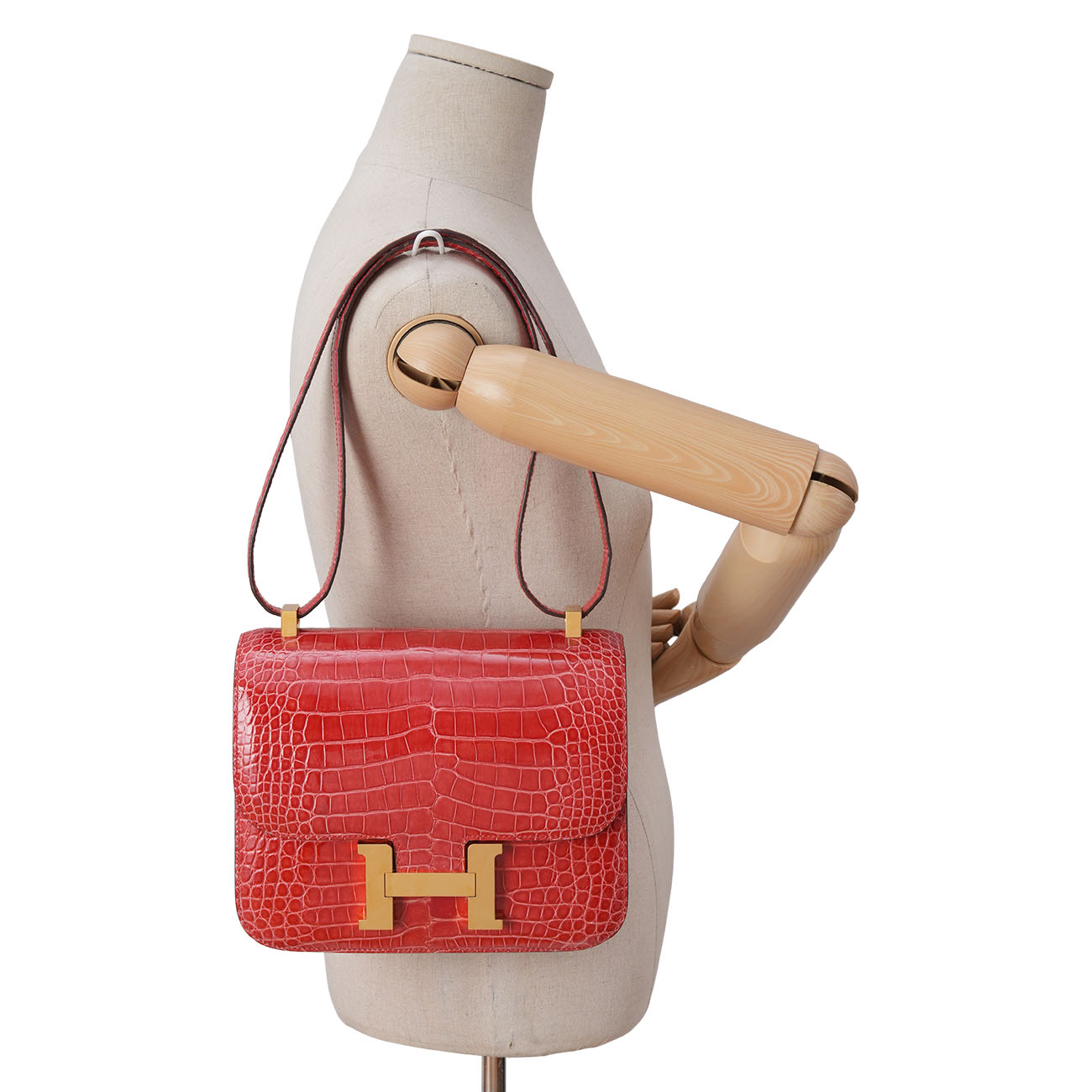 HERMES(USED)에르메스 엘리게이터 콘스탄스 24