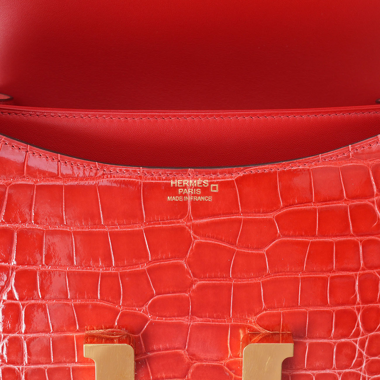 HERMES(USED)에르메스 엘리게이터 콘스탄스 24